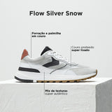 TÊNIS MASCULINO FLOW SILVER SNOW Use Shelter